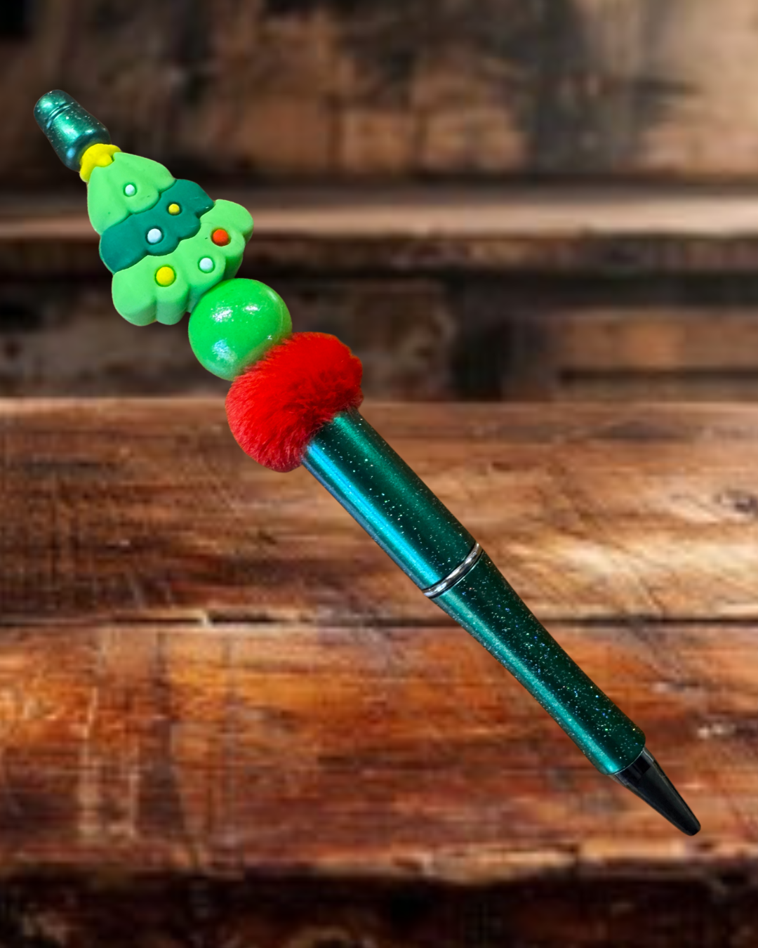 Green Christmas Tree Pen