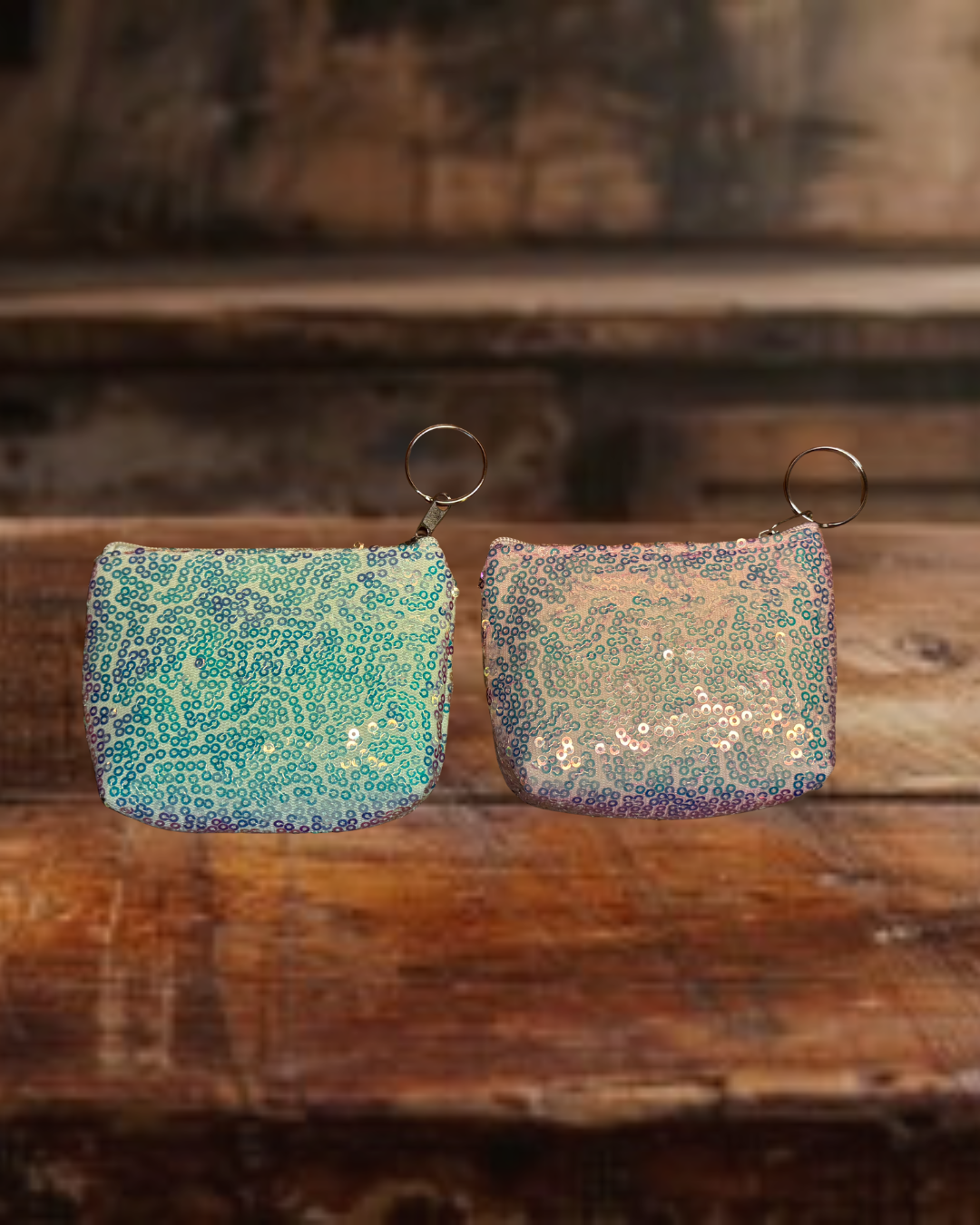 Sequin Coin Keychain/Purse/Wallet