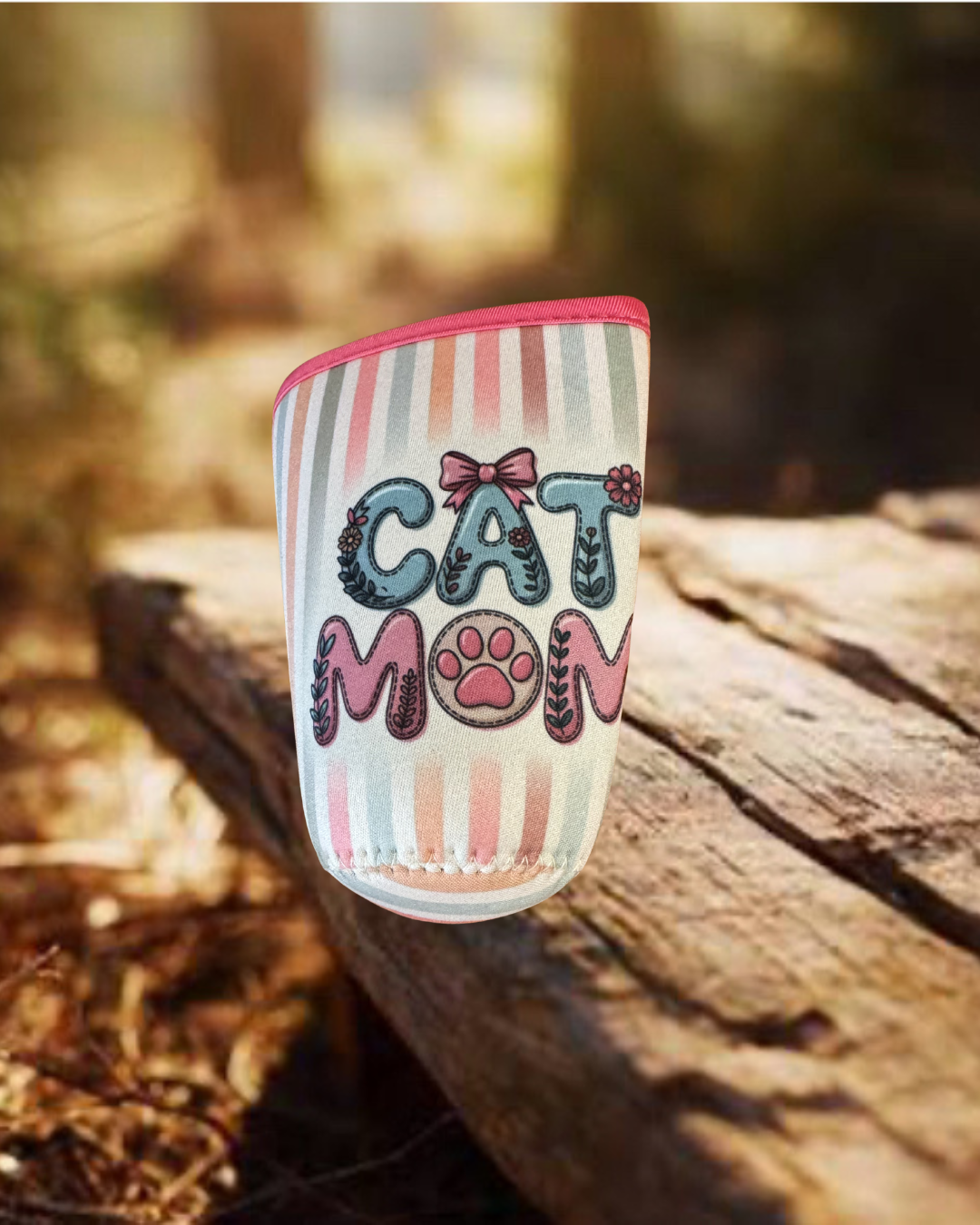 Cat Mom Cup Sleeve