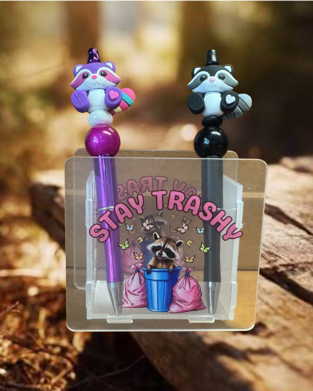Stay Trashy Acrylic Container