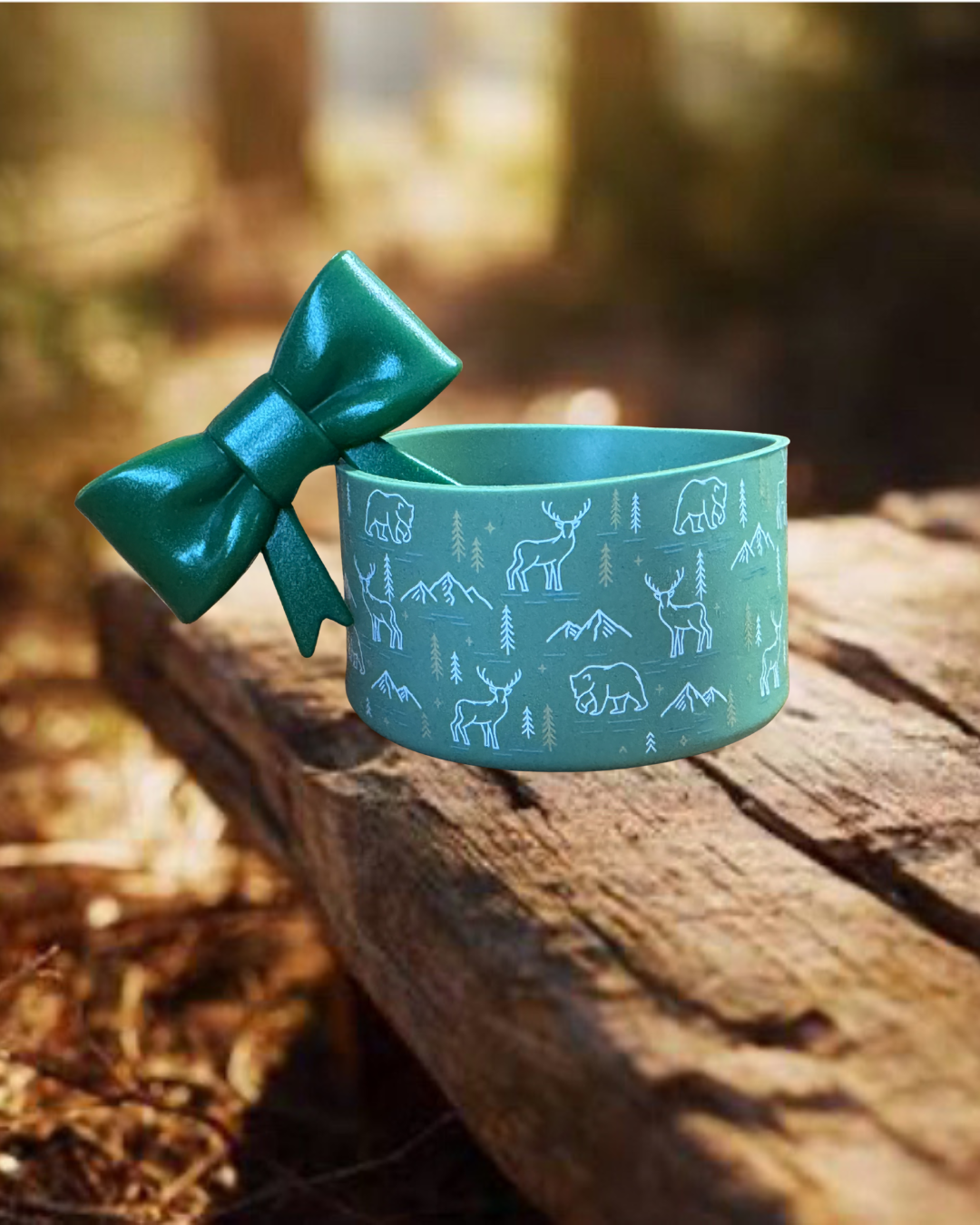 Tumbler Boot and Bow Set - Deer