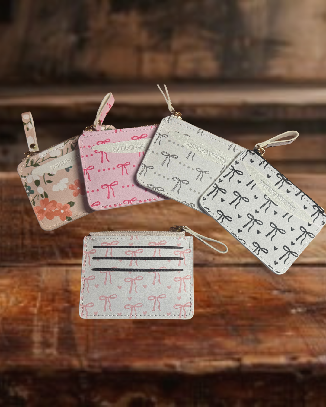 Bow Keychain Wallets