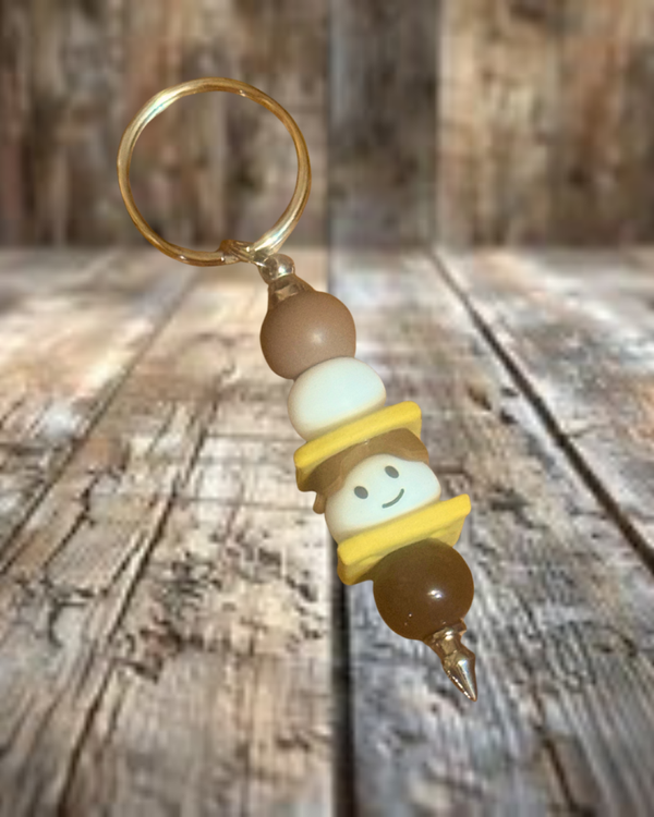 Smores Keychain/ Bag Charm