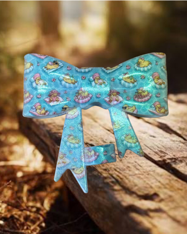 Duck Bow Straw Topper