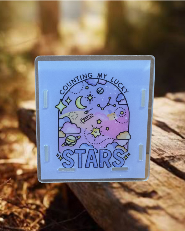 Counting My Lucky Stars Acrylic Container