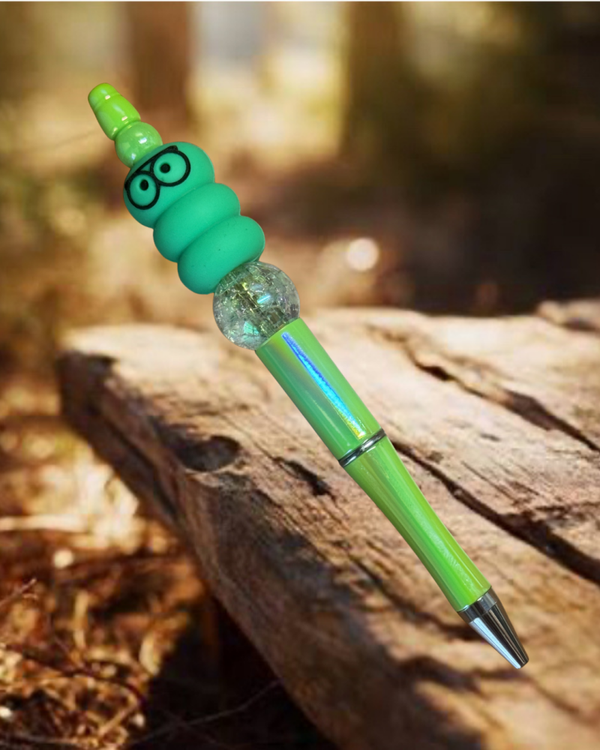 Green Book Worm Pen