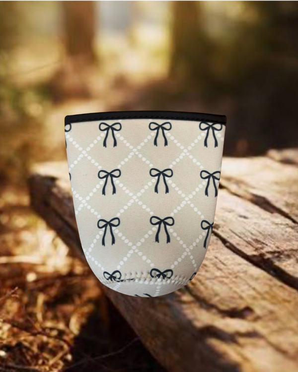 Black Bows Cup Sleeve