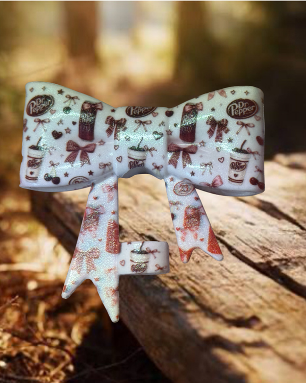 Soda Bow Straw Topper