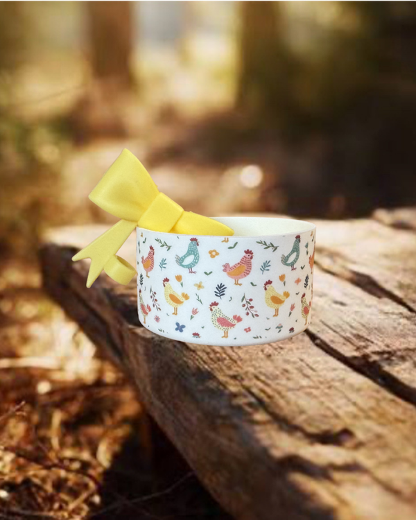 Tumbler Boot and Bow - Chickens