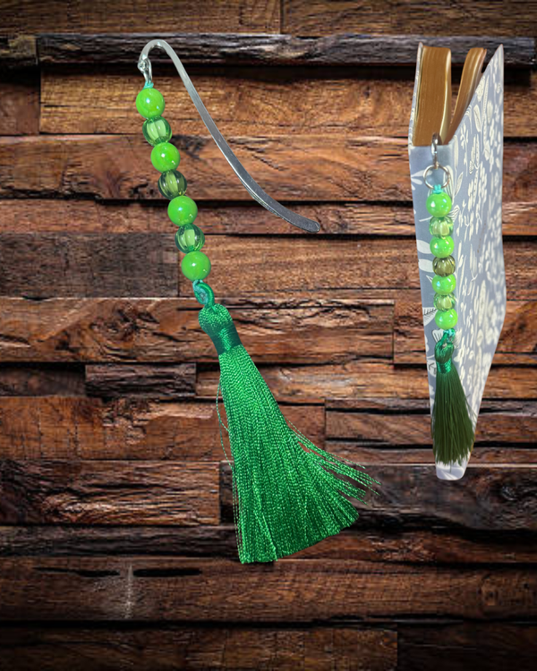 Green Dangle Bookmark