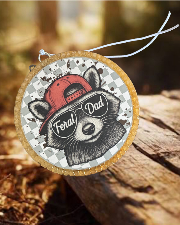 Feral Dad Freshie - Black Ice Scent