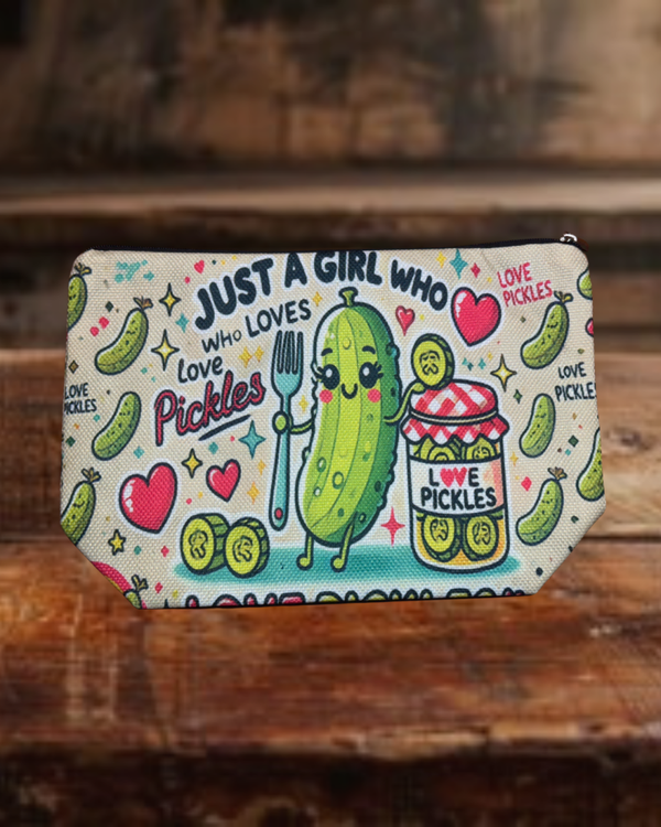 Just A Girl Who Loves Pickles Pouch