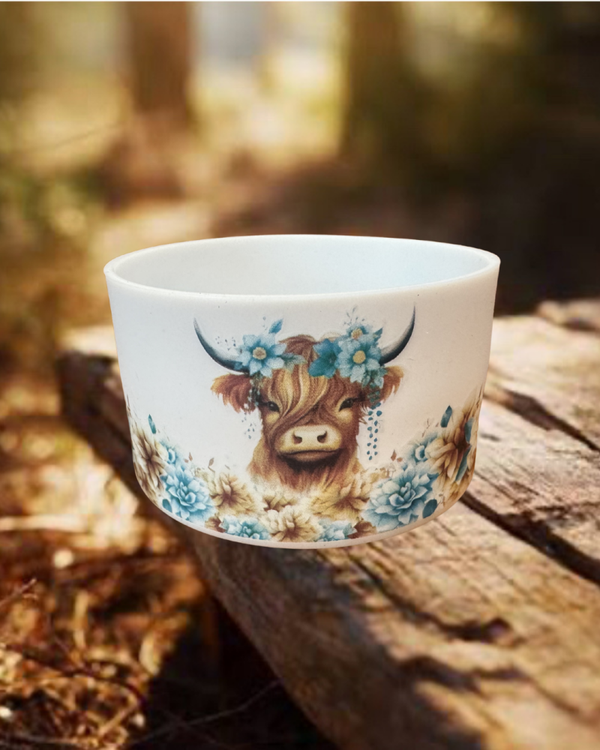 Highland Cow Tumbler Boot