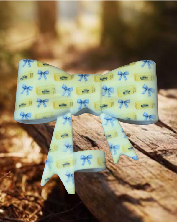 Butter Straw Topper Bow
