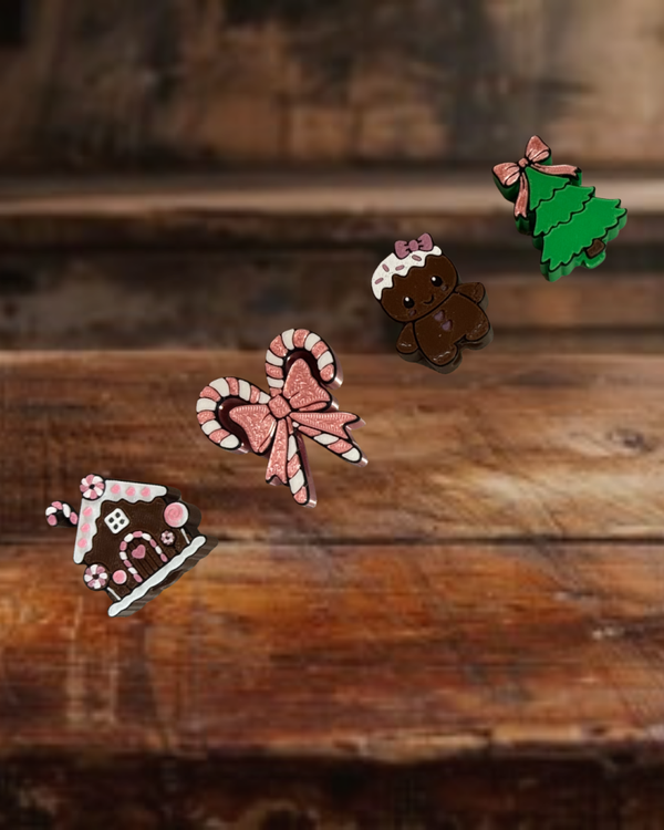 Christmas Straw Charms