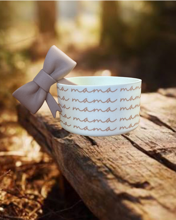 Tumbler Boot and Bow Set - Mama