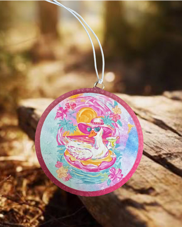 Pool Floaty Goose -Freshie - Coco Cabana Scent