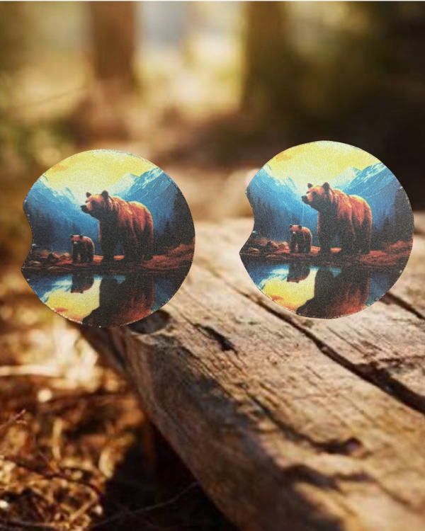 Bear Car Coasters