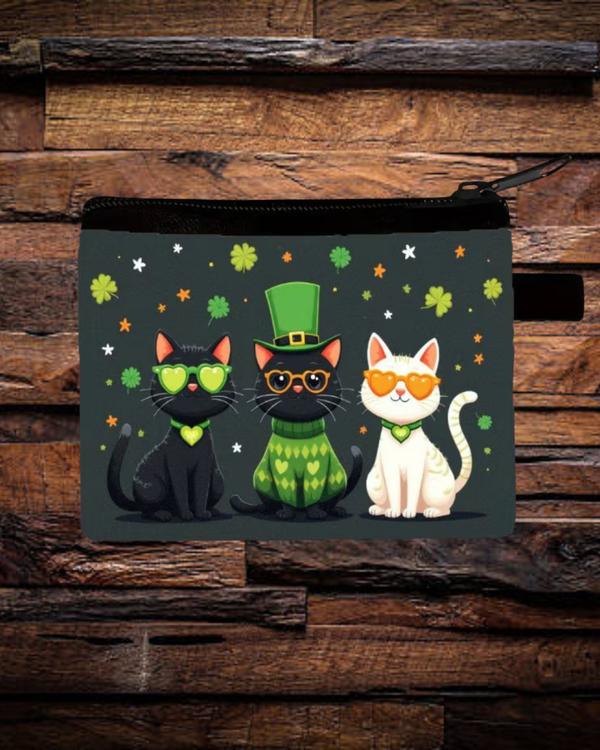 St. Patrick’s Day Animal Wallet/Zipper Pouch