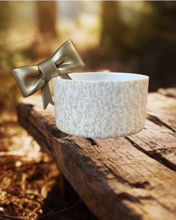 Tumbler Boot and Bow Set - Golden Tooled