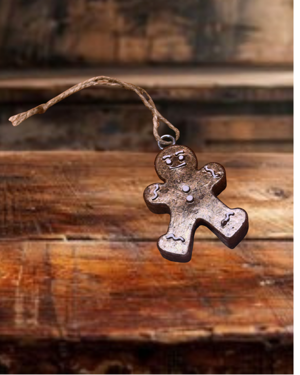 Mini Gingerbread Boy Freshie- Gingerbread Scent