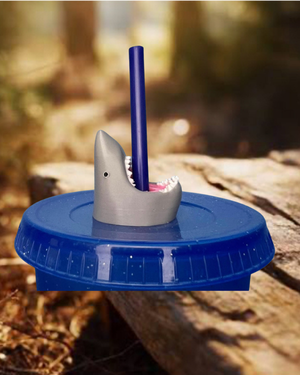 Shark Straw Charm