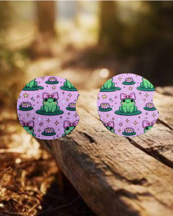 Froggy Car Coasters