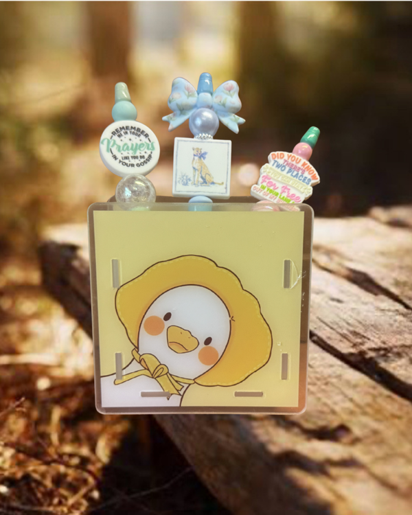 Yellow Goose Acrylic Container