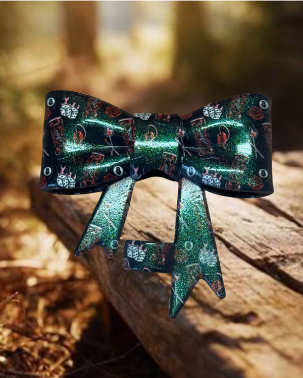 8 Straw Topper Bow