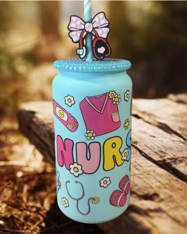 Nurse 16 oz Stainless Steel Tumbler