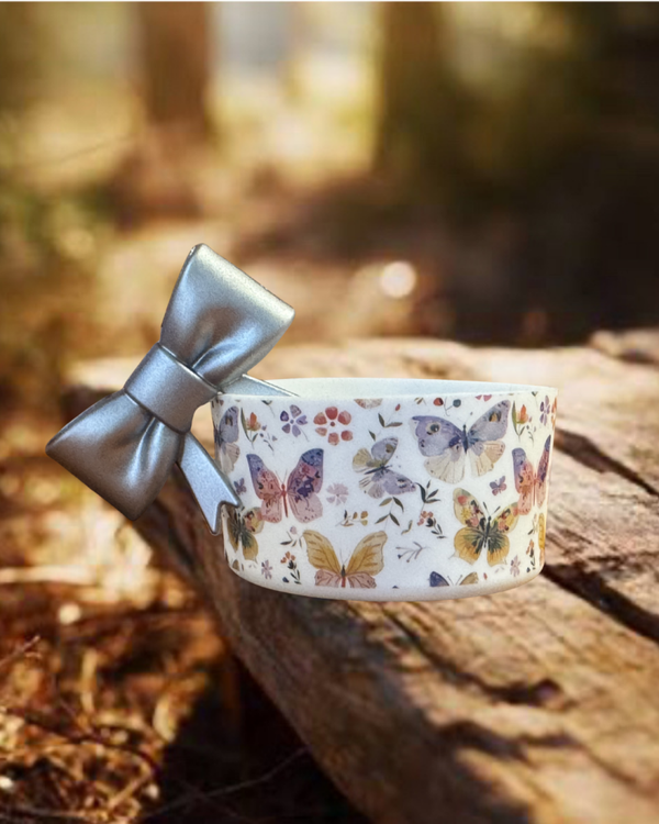 Tumbler Boot and Bow Set - Butterflies