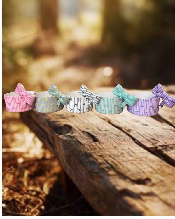 Bows Boot and Straw Topper Sets