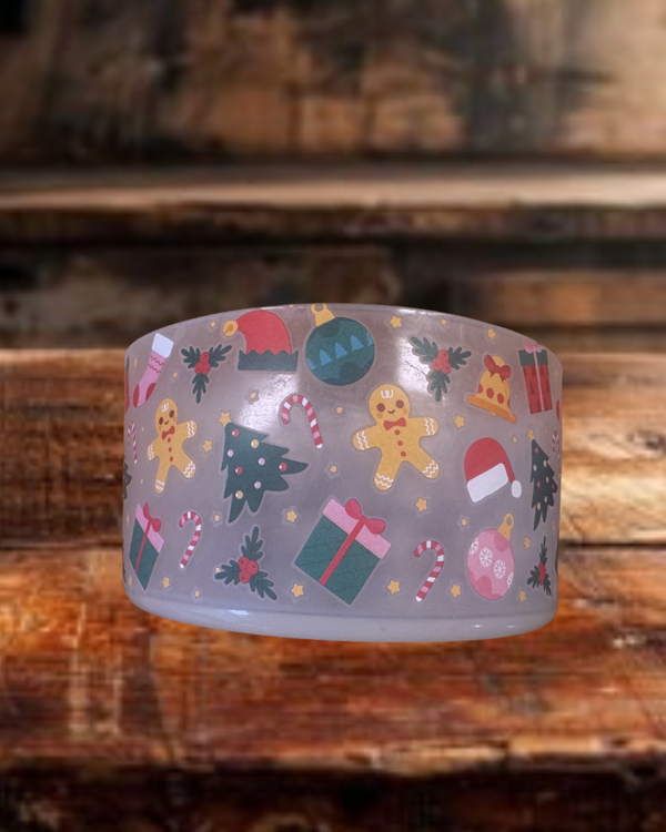 Clear Christmas Symbols Tumbler Boot