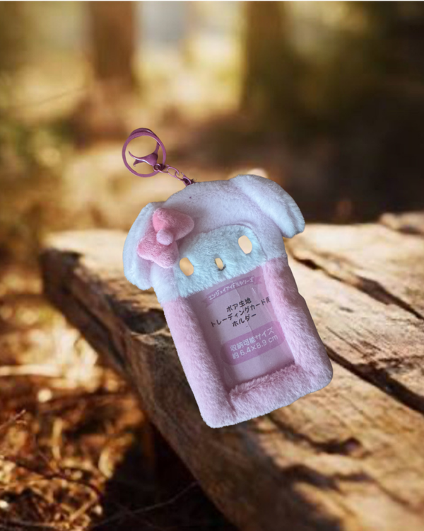 Pink Cat Keychain Pouch