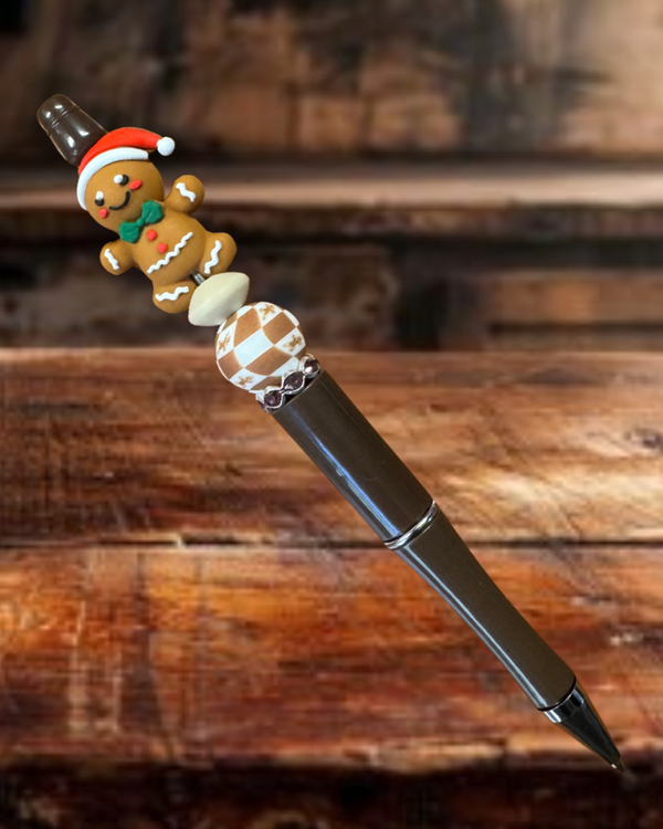 Gingerbread Man with Hat Pen