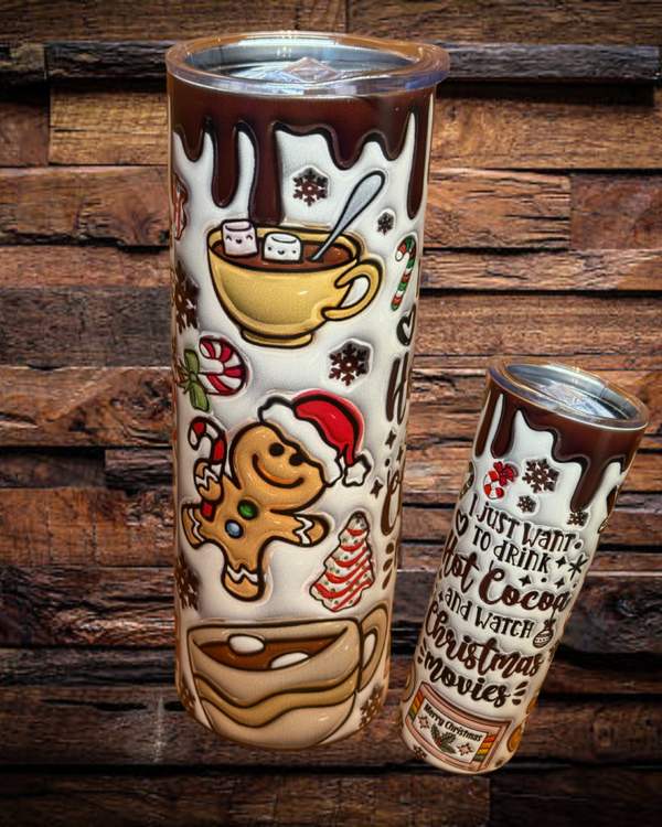 Gingerbread Hot Chocolate 20 oz Tumbler