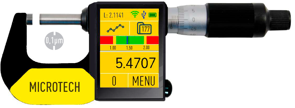 Digital Micrometer with Touch Screen | Smart Precision Measurement