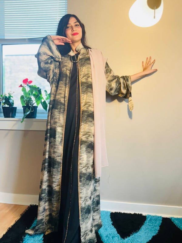 Golden Mirage Abaya- Dress for women