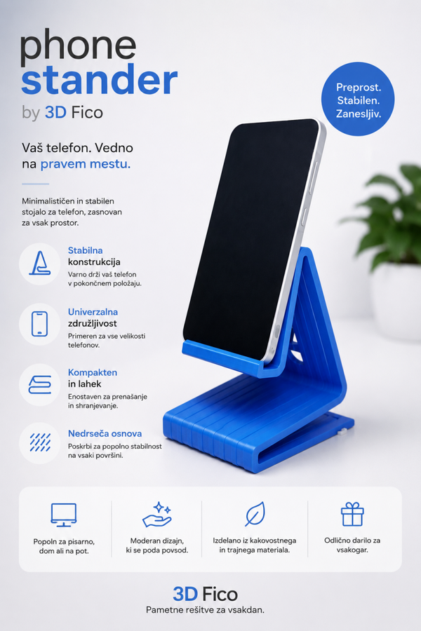 3D Fico stojalo za telefon