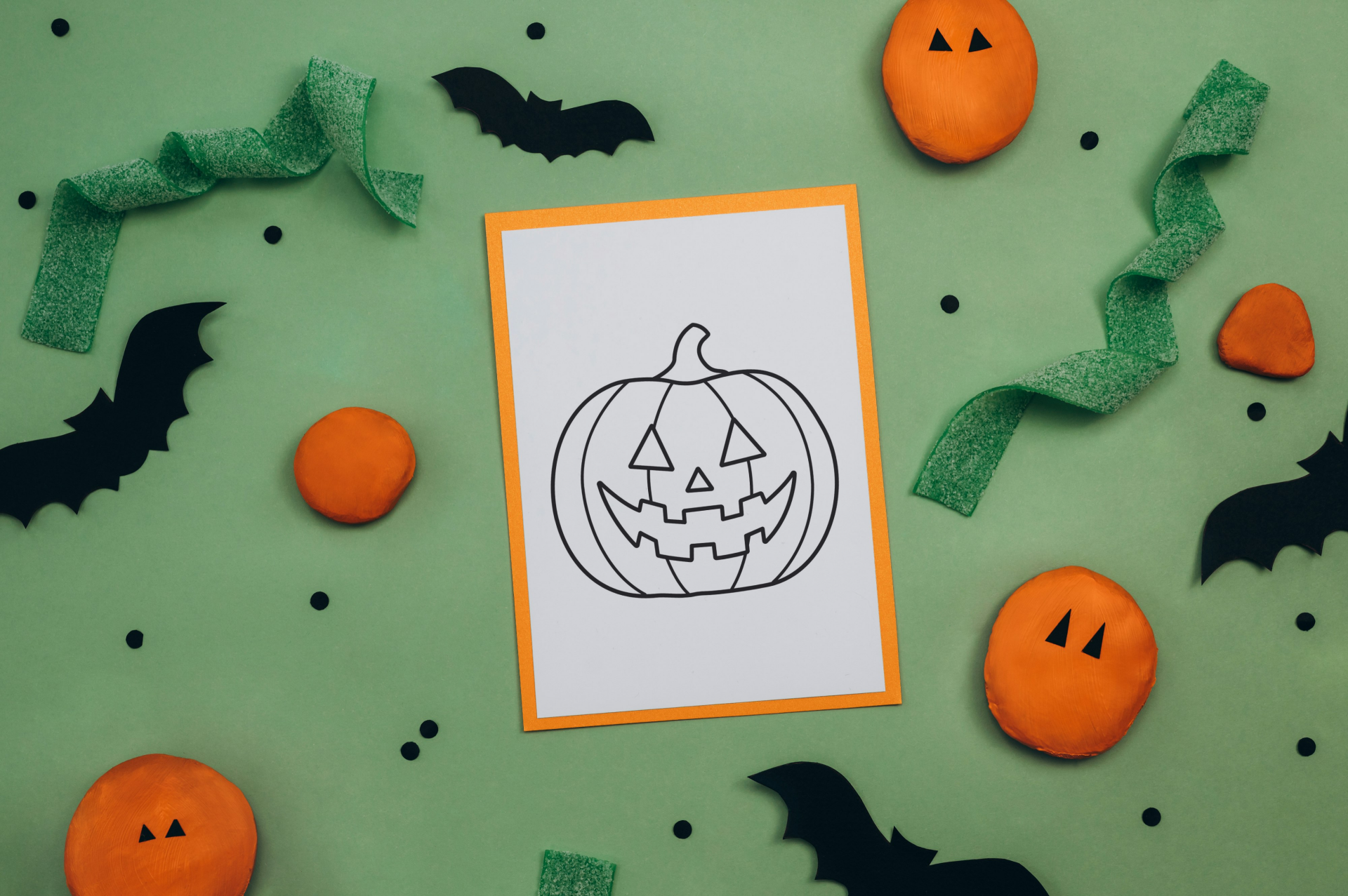 Kleurplaat Halloween - Pompoen  (printbaar)