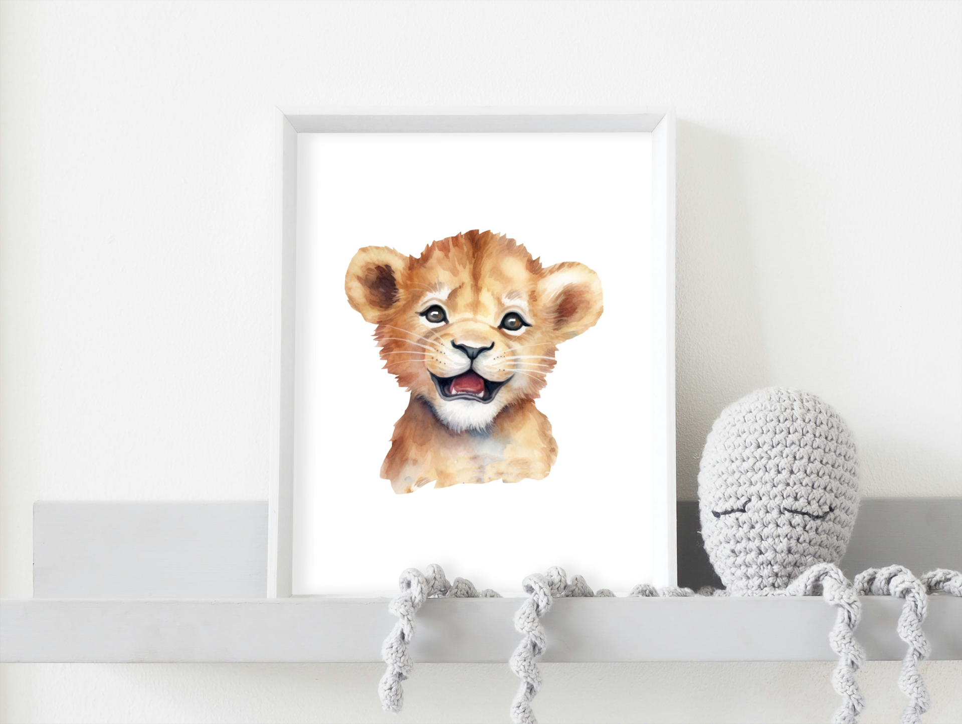 Poster - Leeuw (printbaar)