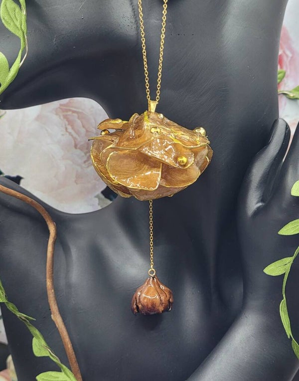 Collier Rose De Cèdre