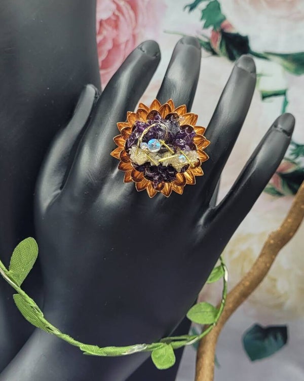 Bague Kalanchoë Violette