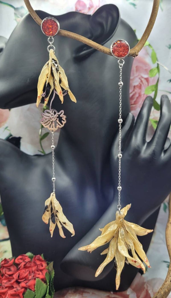 Boucles d'Oreilles Agapanthes