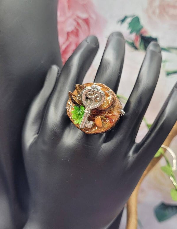 Bague Rondelle de Bois