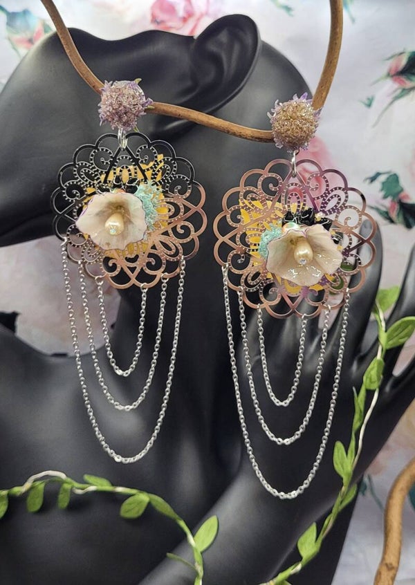 Boucles d'Oreilles Fleur Corolle