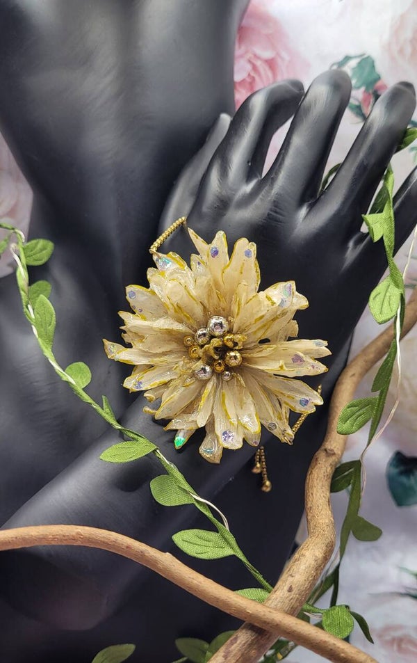 Bracelet Marguerite Blanche