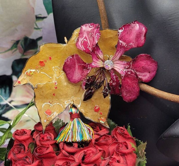 Broche Fleur de Laurier-Rose