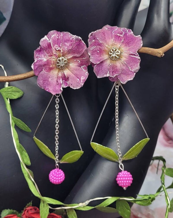 Boucles d'Oreilles Petites Roses
