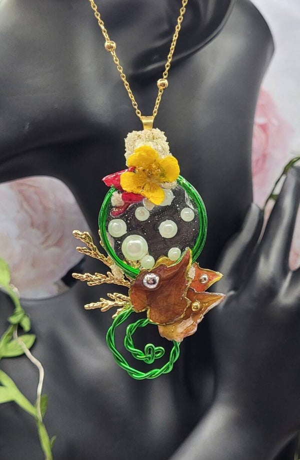 Collier Médaillon de Perles